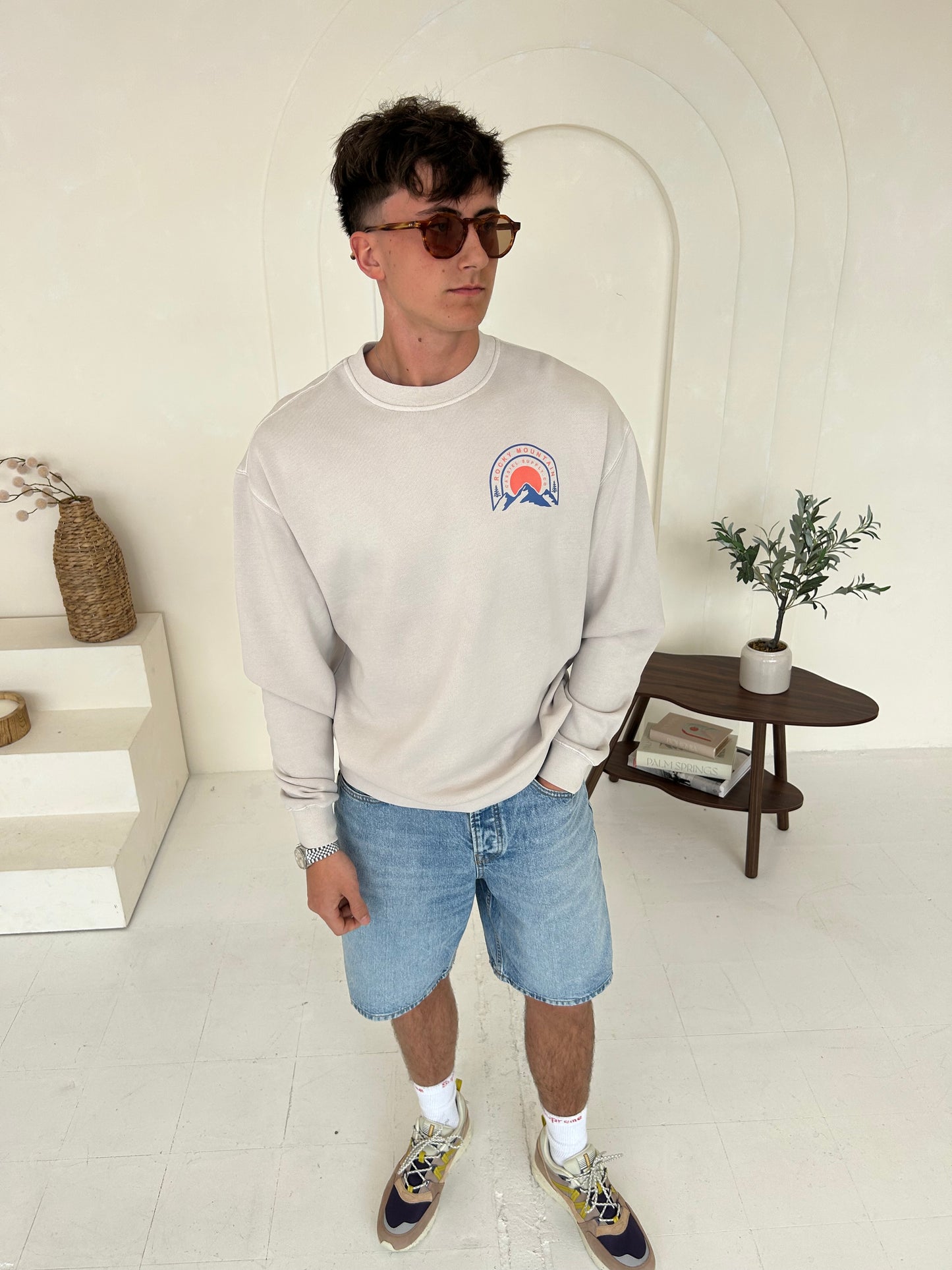 Cassiel Rocky Mountain Bone Sweatshirt