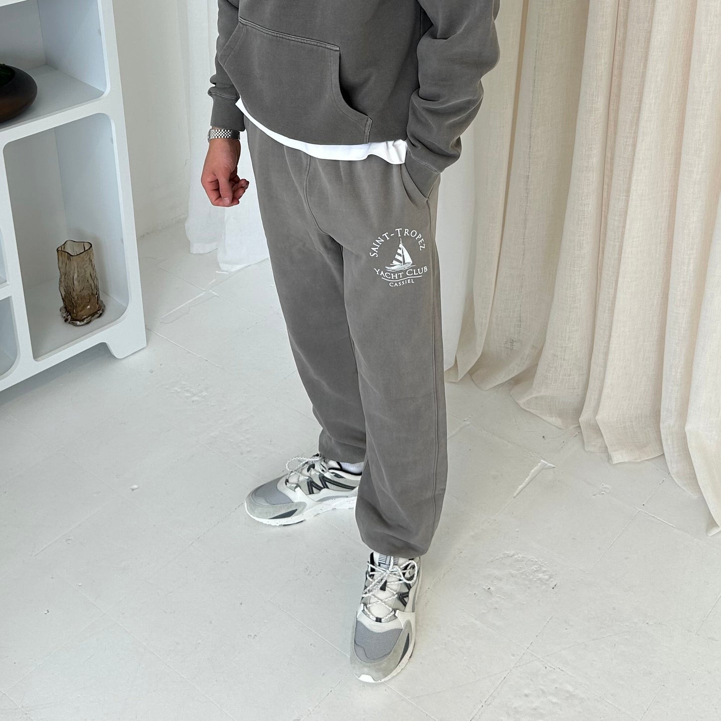 Cassiel Saint Tropez Faded Grey Sweatpant