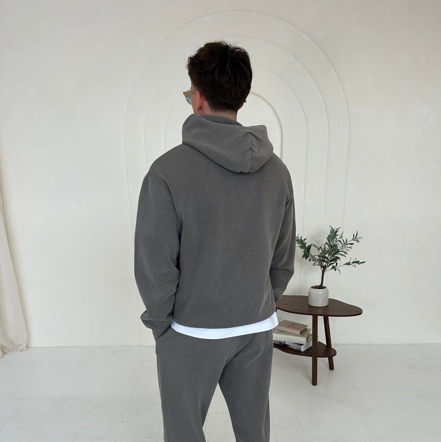 Cassiel For The Chosen Faded Grey Hoodie Sweatshirt