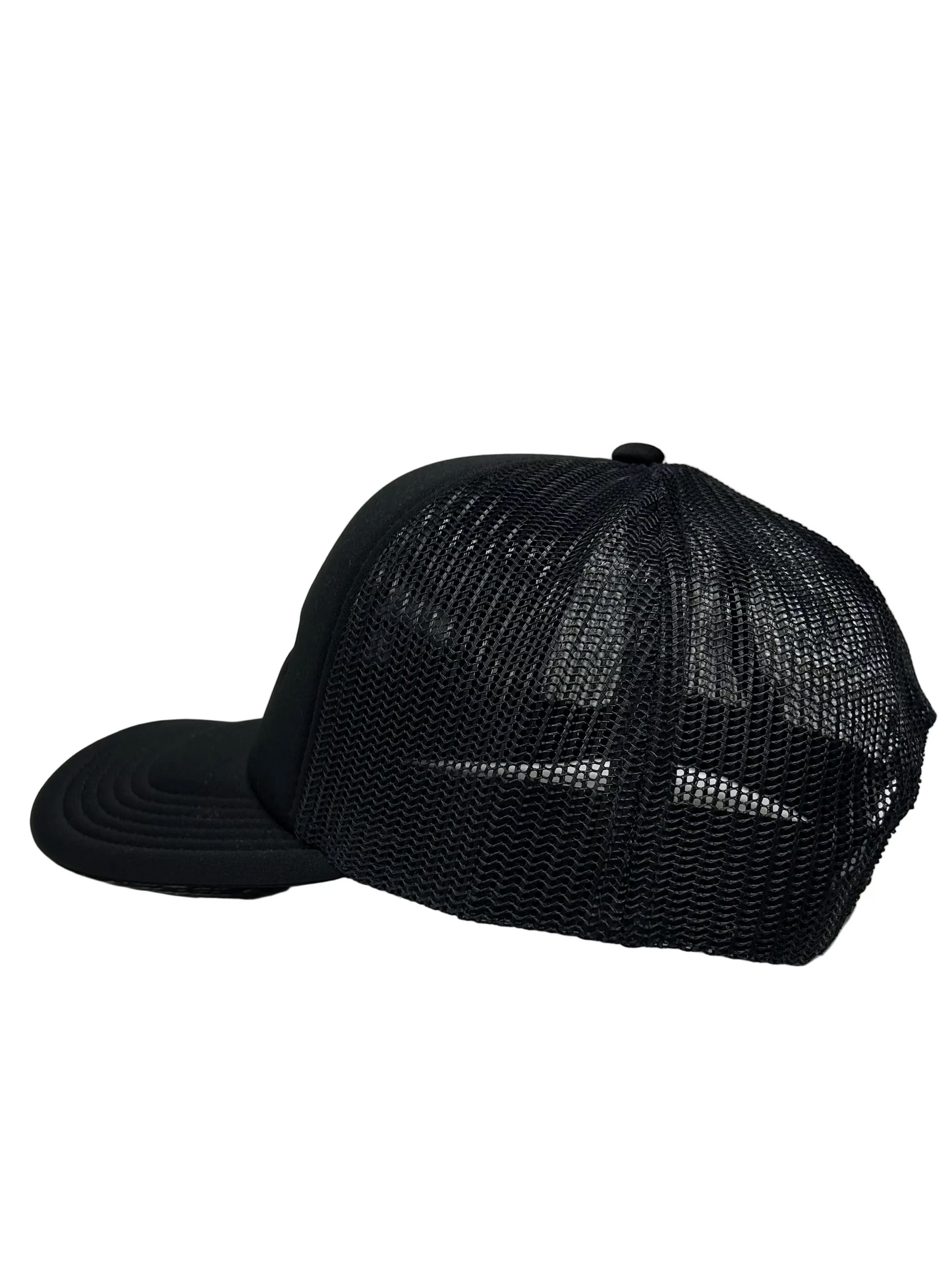 Cassiel Arch Logo Black Foam Trucker Cap