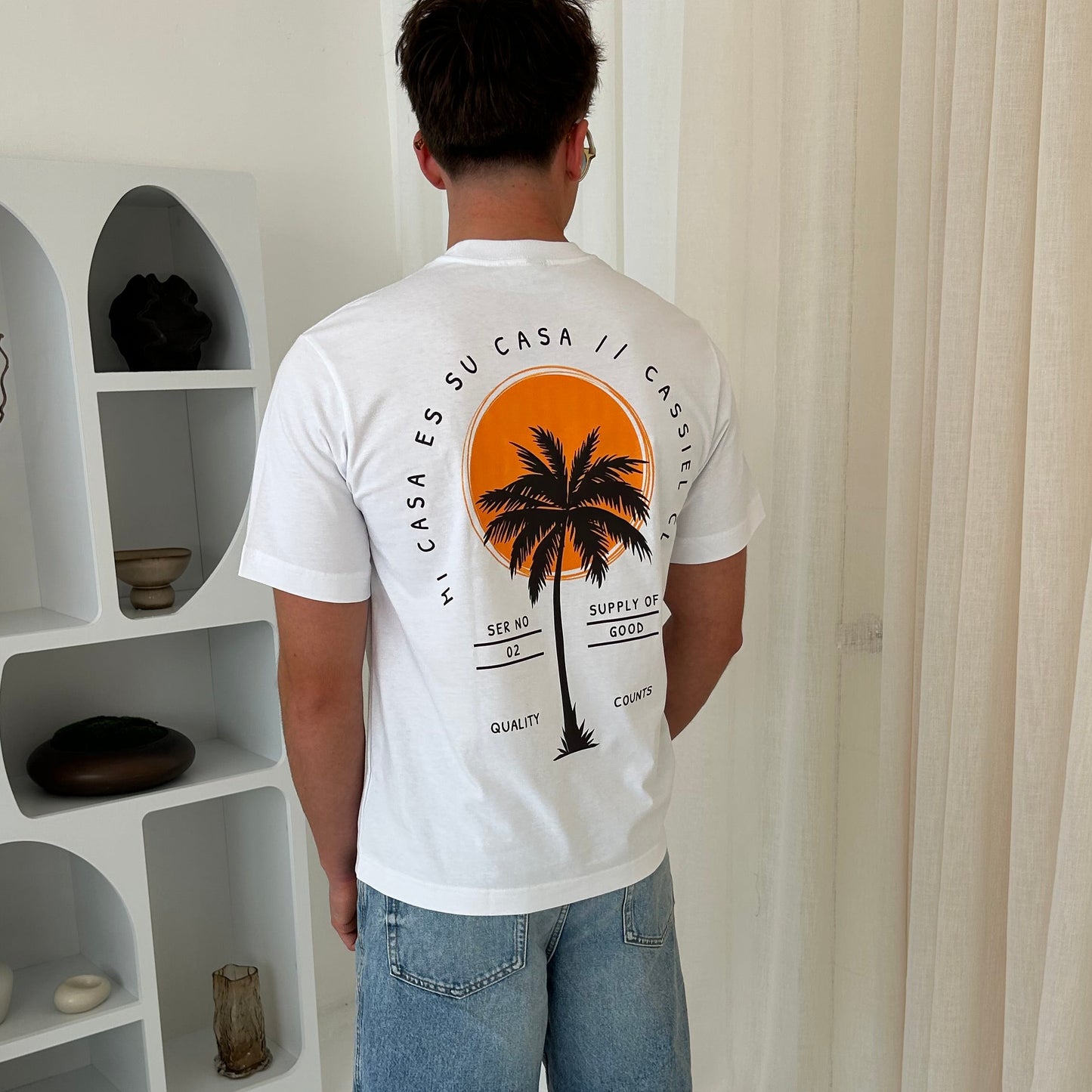 Cassiel Mi Casa Box White Tee