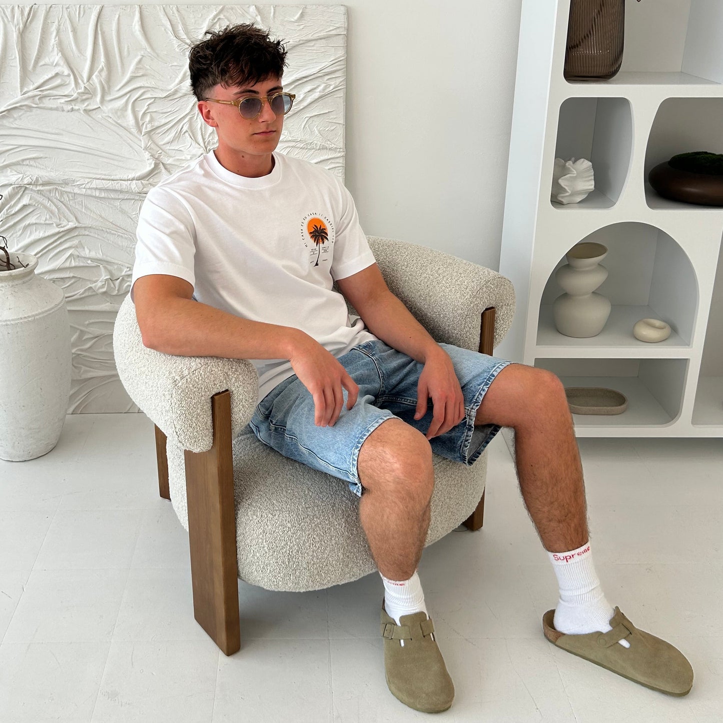 Cassiel Mi Casa Box White Tee