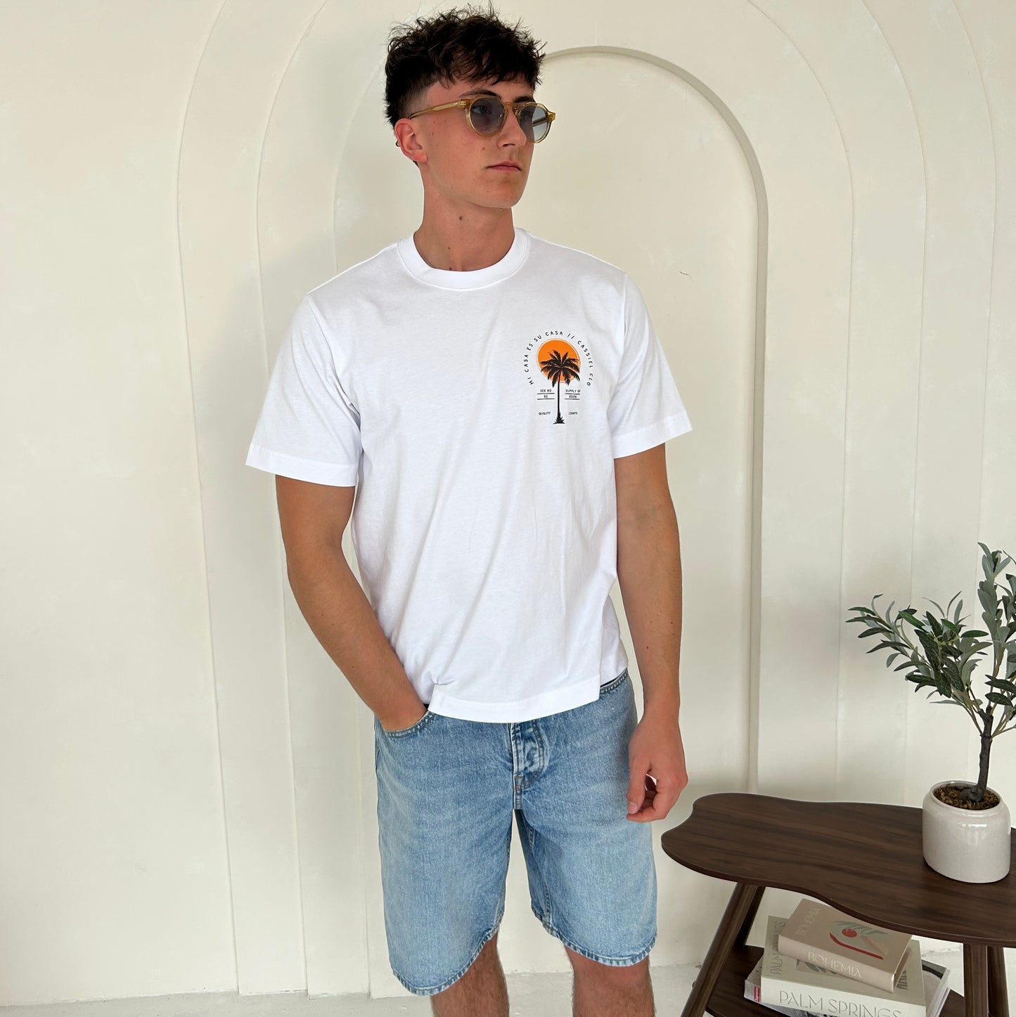Cassiel Mi Casa Box White Tee