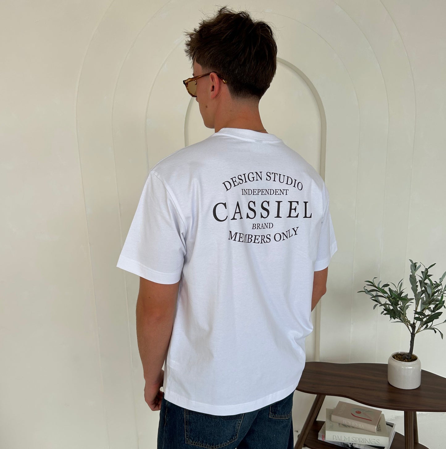 Cassiel Brand Box White Tee