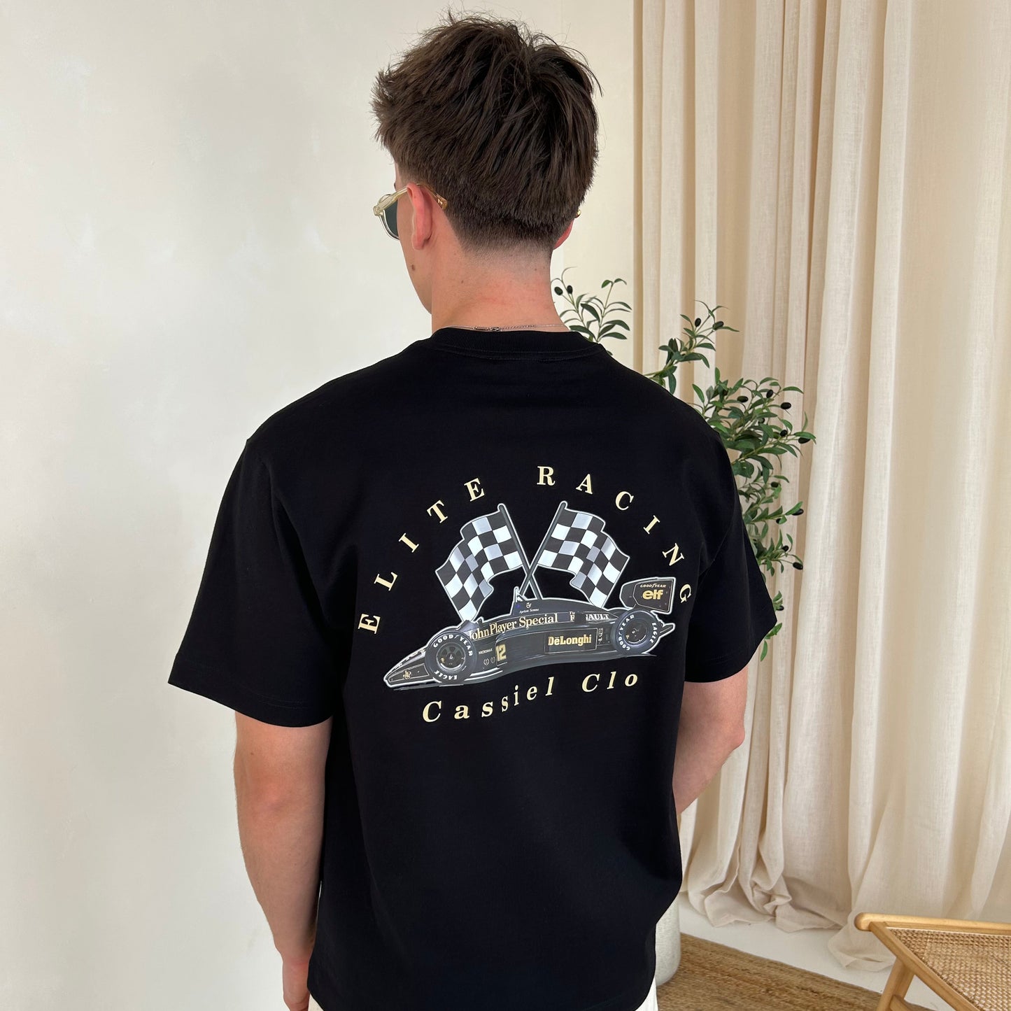 Cassiel Elite Racing Box Black Tee