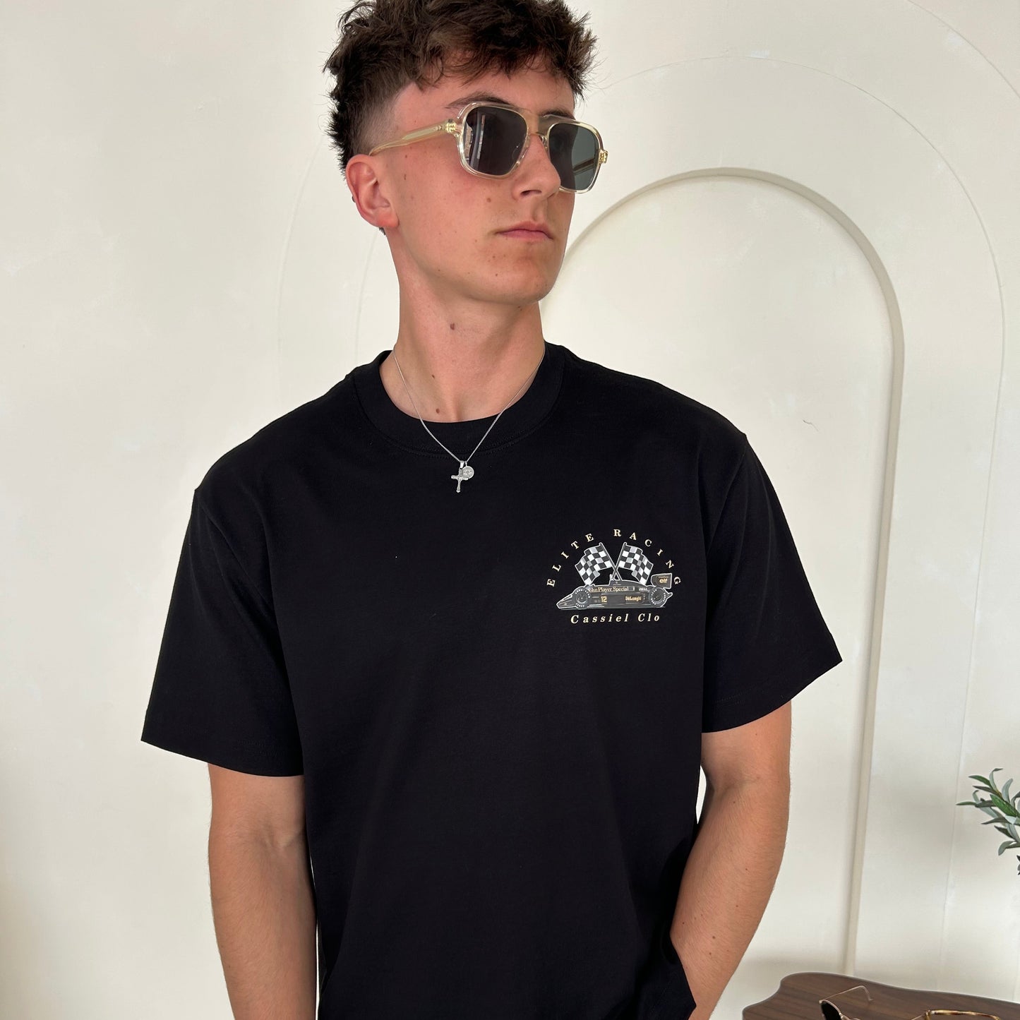 Cassiel Elite Racing Box Black Tee