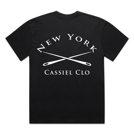 Cassiel New York Faded Black Tee