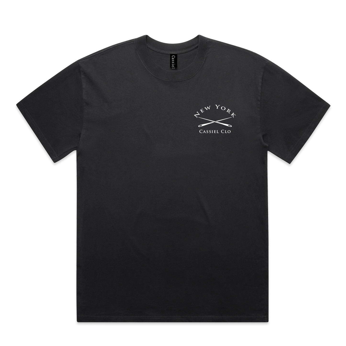 Cassiel New York Faded Black Tee