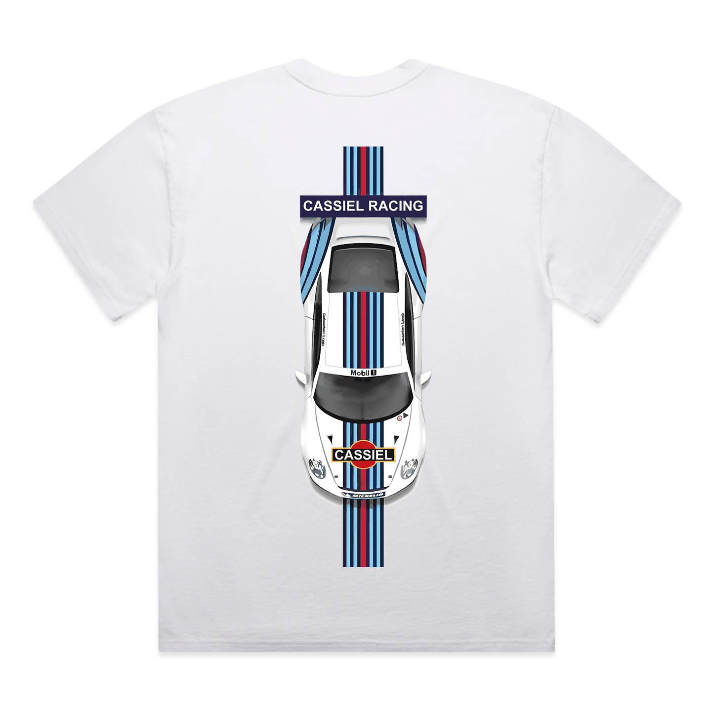 Cassiel Martini Faded White Tee