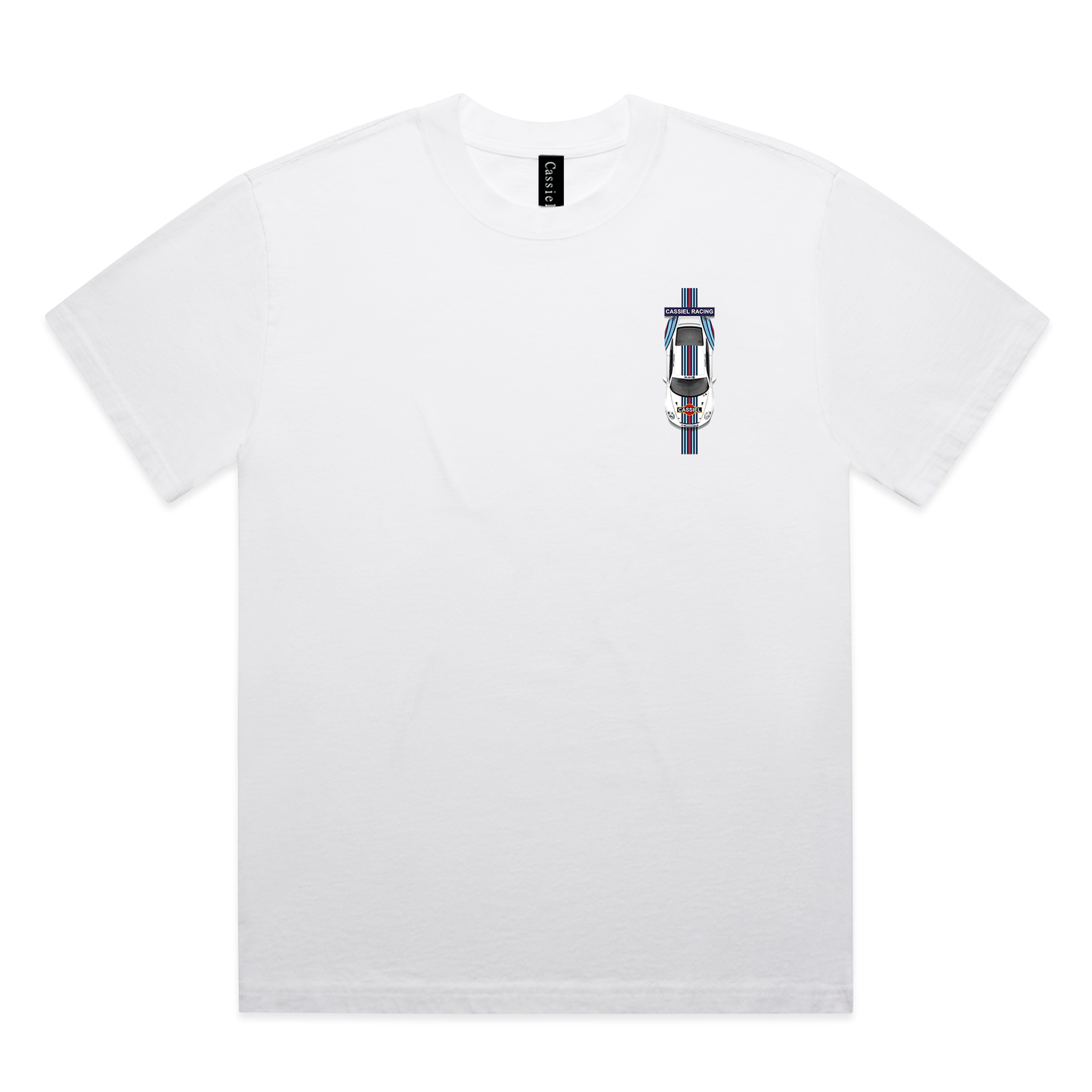 Cassiel Martini Faded White Tee