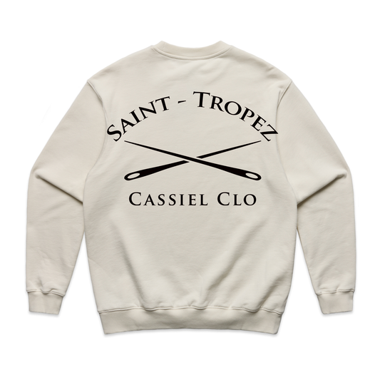 Cassiel Saint Tropez Ecru Sweatshirt
