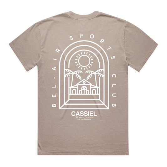 Cassiel Bel Air Faded Mushroom Tee