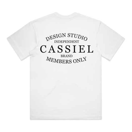 Cassiel Brand Box White Tee
