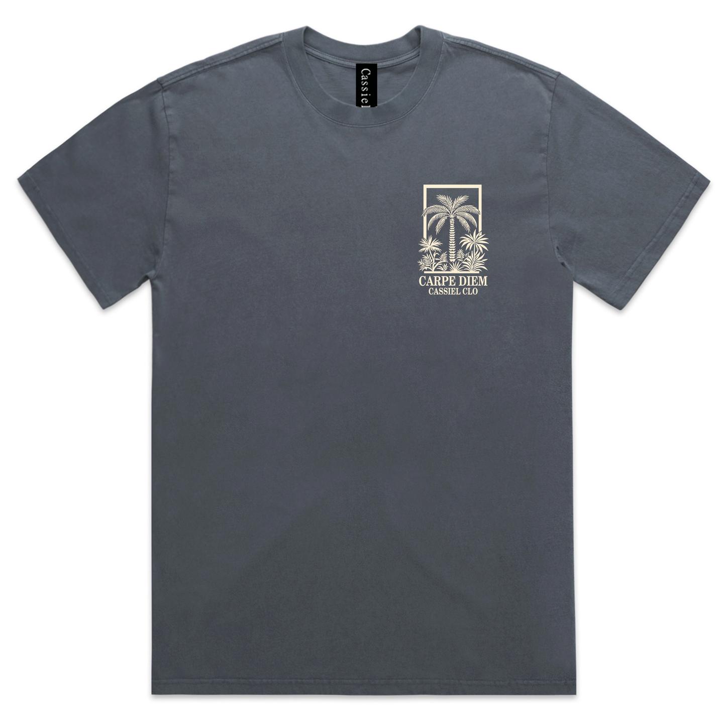 Cassiel Carpe Diem Faded Indigo Tee