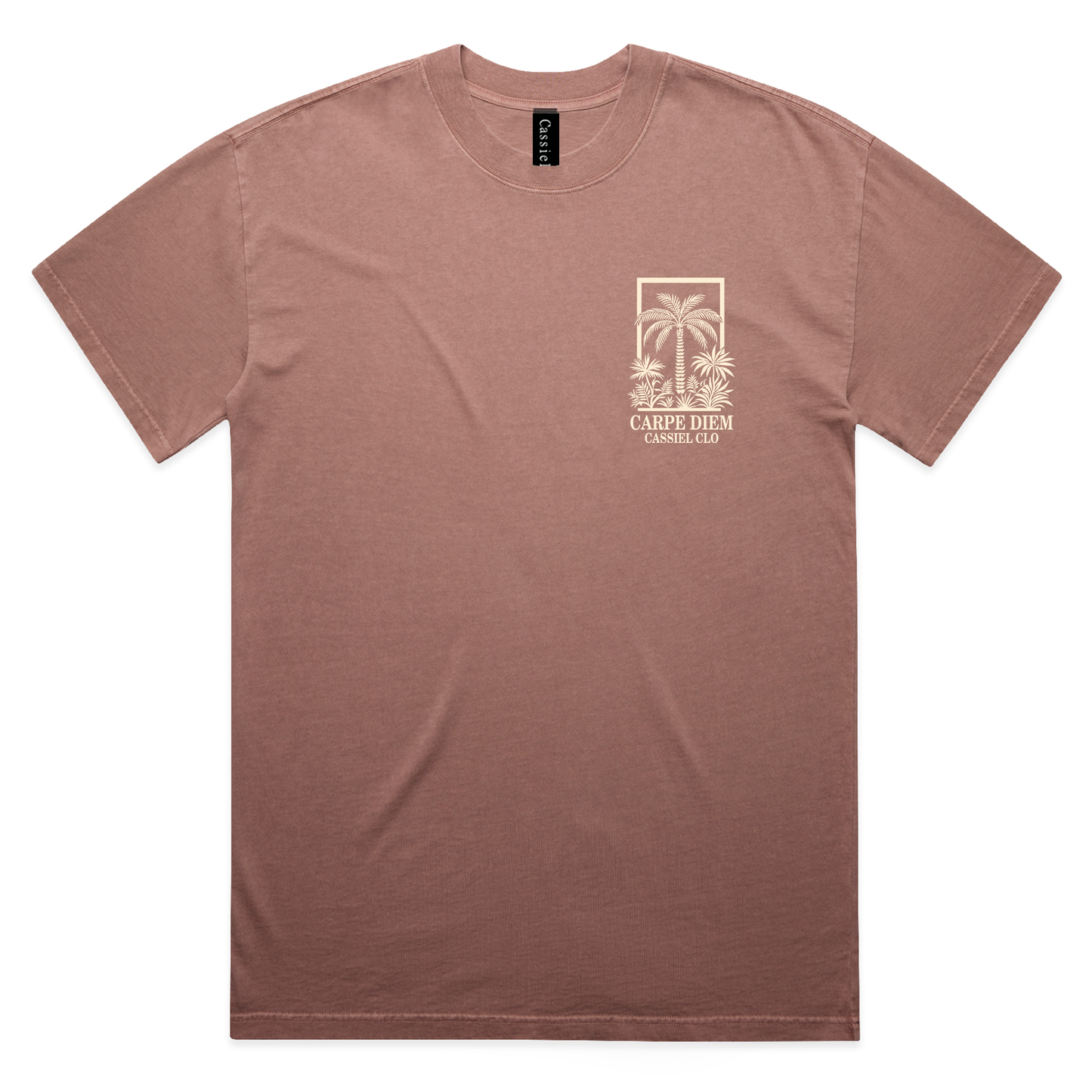 Cassiel Carpe Diem Faded Pink Tee