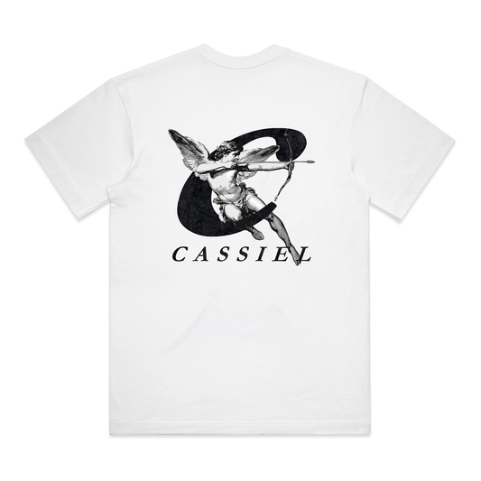 Cassiel Cherub Box White Tee