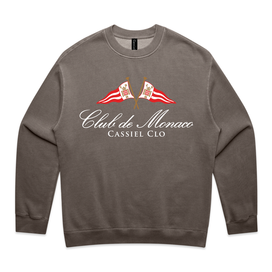Cassiel Club De Monaco Faded Grey Sweatshirt