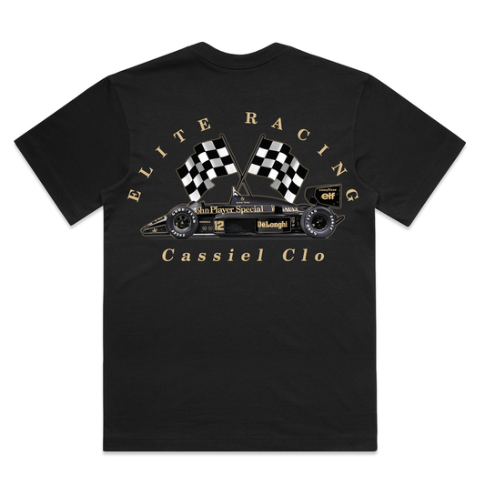 Cassiel Elite Racing Box Black Tee