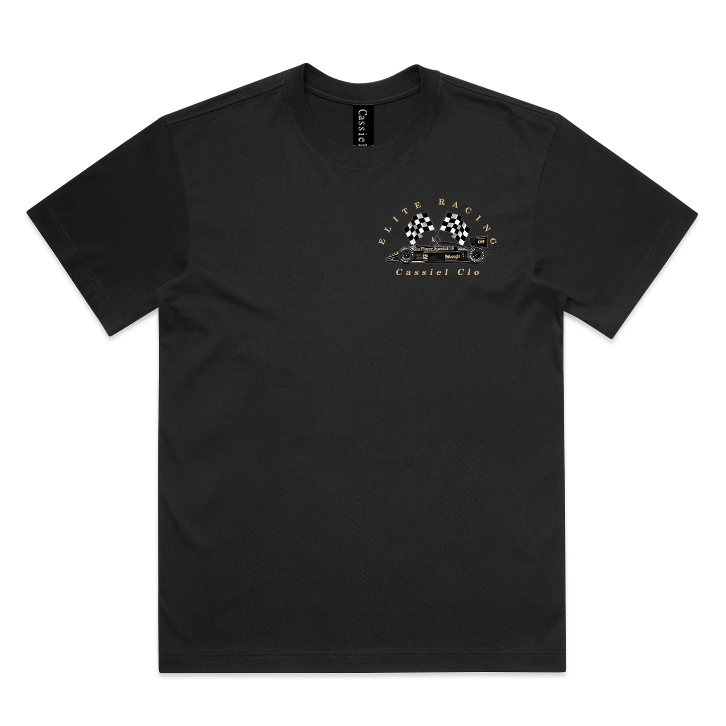 Cassiel Elite Racing Box Black Tee