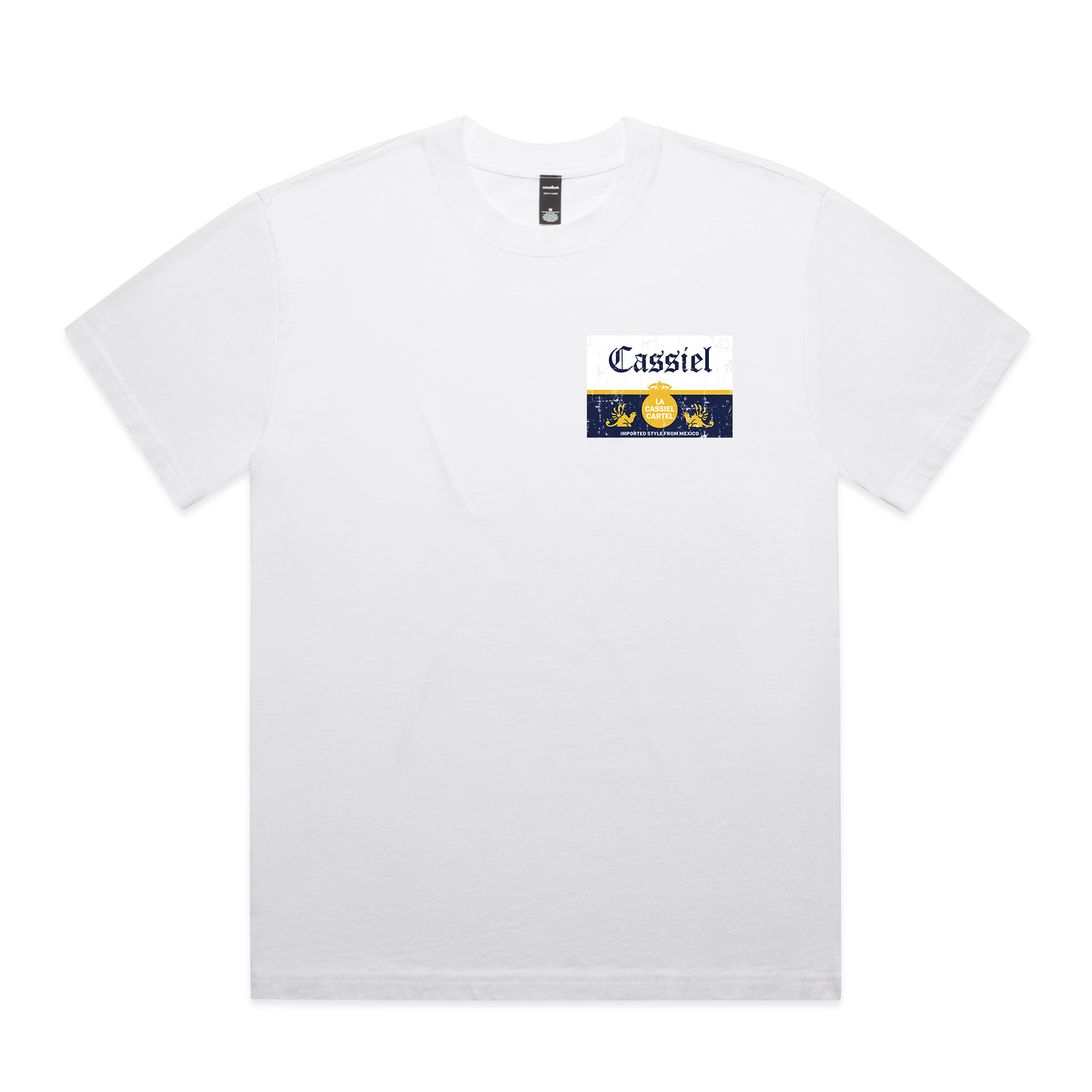 Cassiel Mexico Faded White Tee