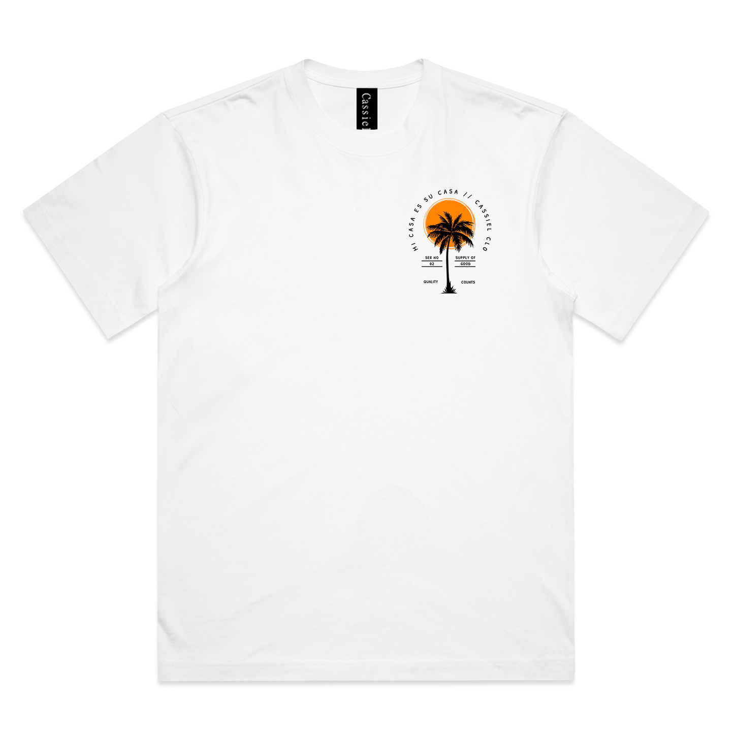 Cassiel Mi Casa Box White Tee