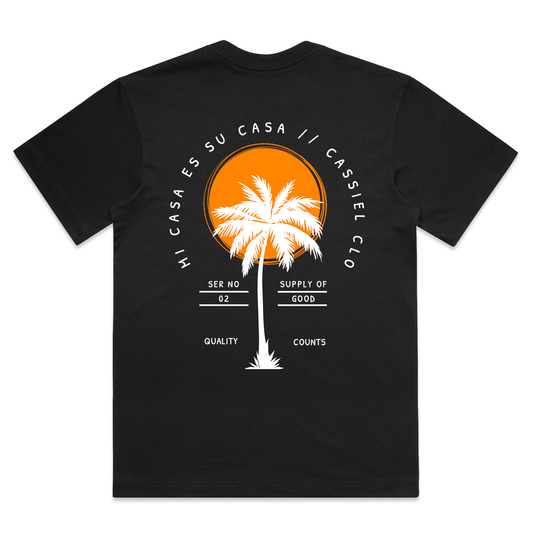 Cassiel Mi Casa Box Black Tee