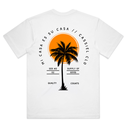 Cassiel Mi Casa Box White Tee