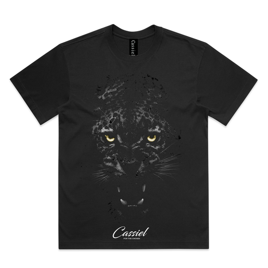 Cassiel Panther Box Black Tee