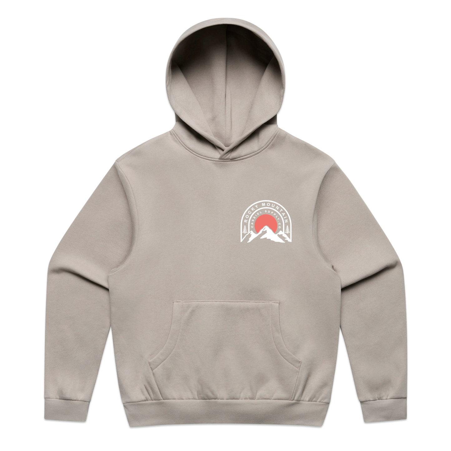 Cassiel Rocky Mountain Mushroom Box Hoodie Sweatshirt