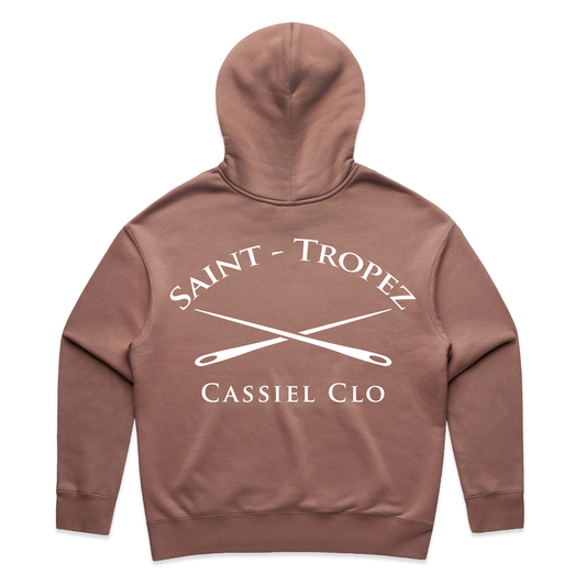 Cassiel Womens Saint Tropez Pink Hoodie