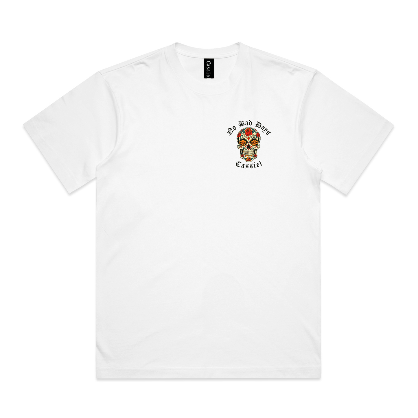 Cassiel Skull Box White Tee