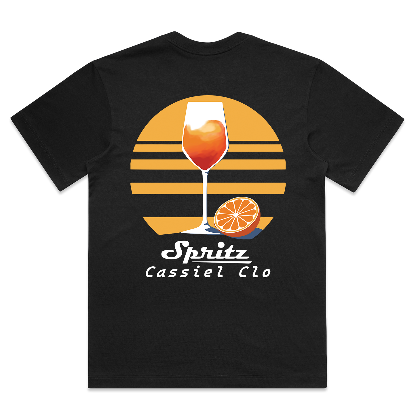 Cassiel Spritz Box Black Tee