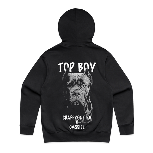 Cassiel X Chaperone K9 Top Boy Black Hoody