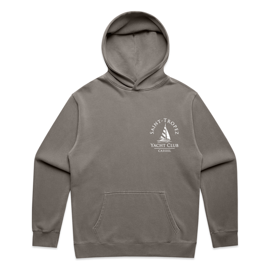 Cassiel Saint Tropez Faded Grey Hoodie Sweatshirt